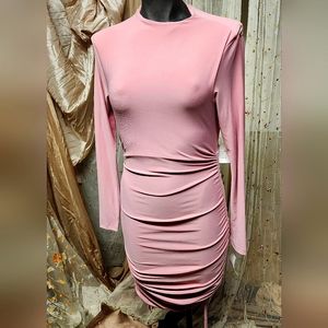 Defiance bodycon drawstring dress.  Sz sm. Stretchy